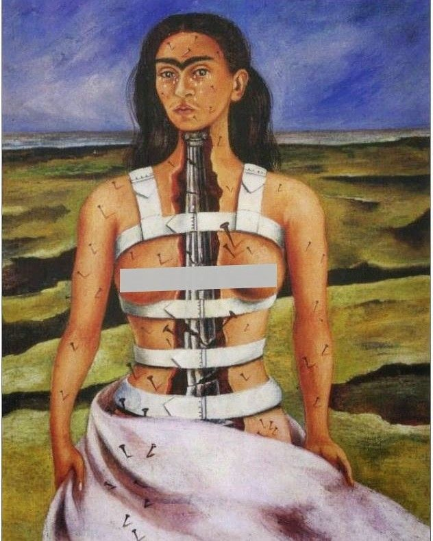 프리다 칼로, 부서진 기둥, 1944