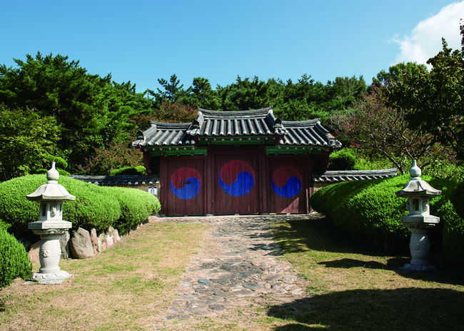 대구시문화재자료 제20호 문창공영당 모습