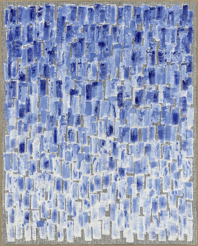 Conjunction 21-38, 2021, Oil on hemp cloth, 162x130cm<br>
