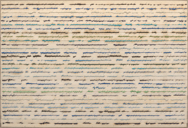 Post-Conjunction 11-3, 2011, Mixed media, 120x180cm<br>
