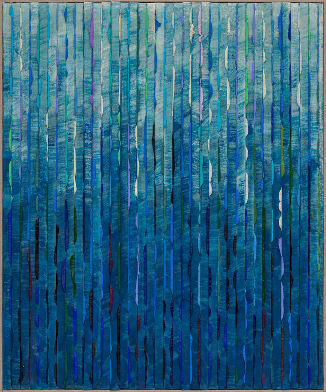 Post-Conjunction 21-201, 2021, Mixed media, 73x61cm<br>
