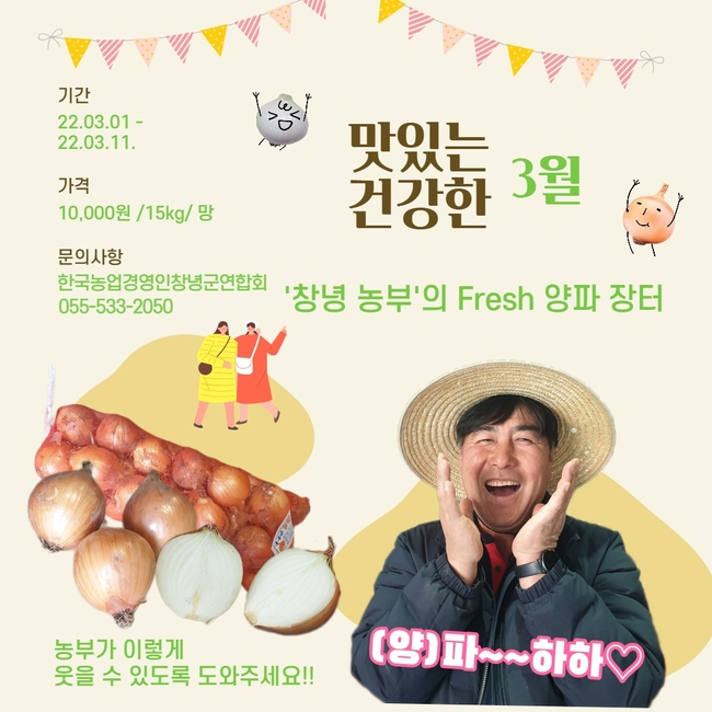 창녕 양파 안내 자료