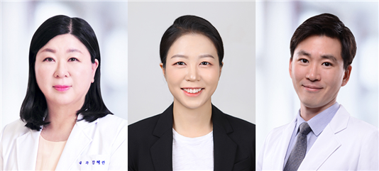 왼쪽부터 강혜련 알레르기내과 교수, 안윤혜 내과 전임의(1저자), 강동윤 약물안전센터 교수(1저자)/(사진=서울대병원 제공)