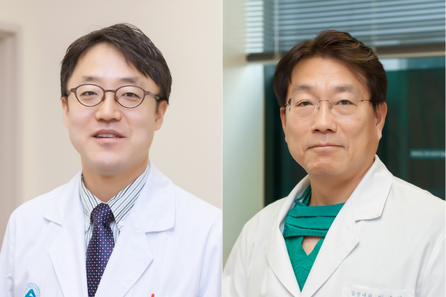서울아산병원 심장내과 박덕우(좌) ․ 박승정(우) 교수(사진=서울아산병원 제공)