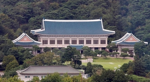 청와대 모습.