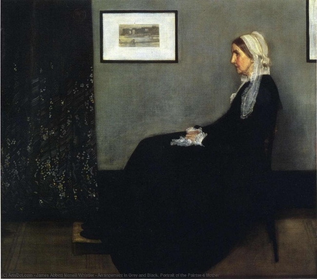 회색과 검은색의 배열 No. 1, 1871 