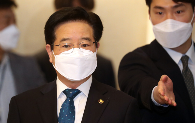사진=뉴시스 제공(회의에 참석한 김창룡 경찰청장)