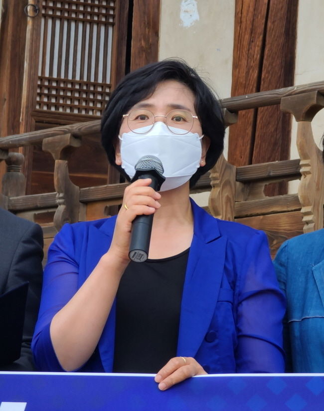 더불어민주당은 29일 6·1 지방선거 경북지사 후보로 임미애 경북도의원을 전략공천했다. (사진=뉴시스 제공)