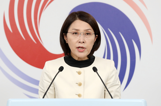 사진=뉴시스 제공(강인선 대통령실 대변인)