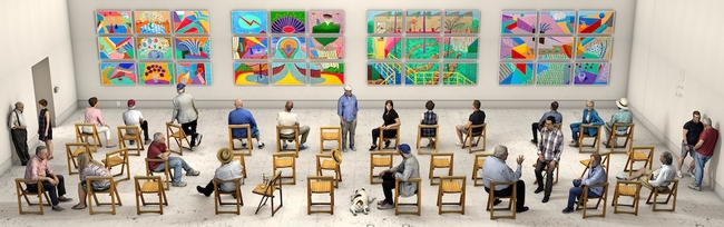 Hockney, Pictures at an Exhibition, 2018
