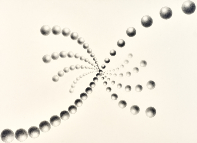 우수상) 김유진, Fugue, 종이에 연필, 74.5×56.5cm, 2020