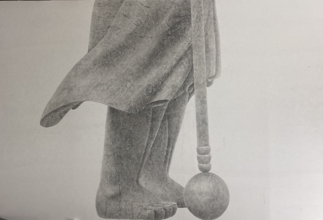 우수상) 유효진, 유1, 장지에 먹, 130.3×193.9cm, 2021
