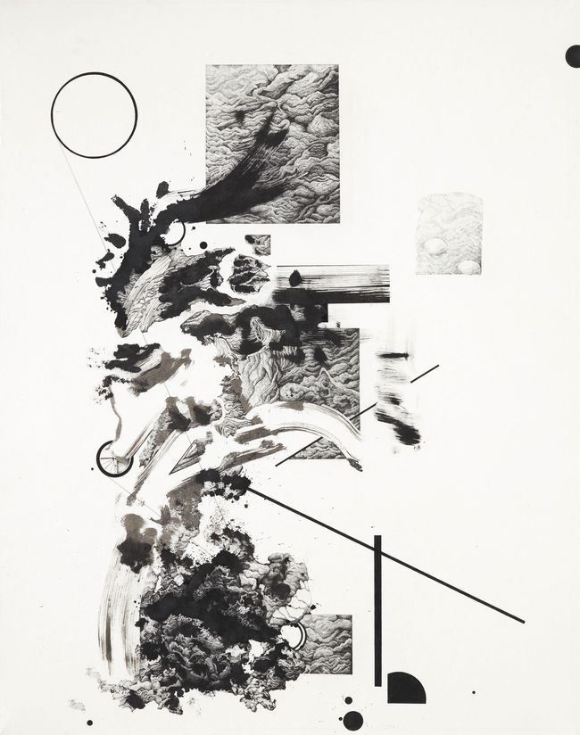 우수상) 김지민, 당신의 삶 #1, 종이에 먹과 펜, 120×93cm, 2022