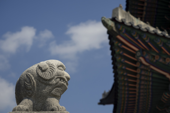 근정전 월대 법수(法獸), 경복궁, 구자란.