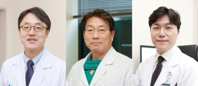 왼쪽부터 서울아산병원 심장내과 박덕우 ․ 박승정 ․ 김태오 교수(사진=서울아산병원 제공)