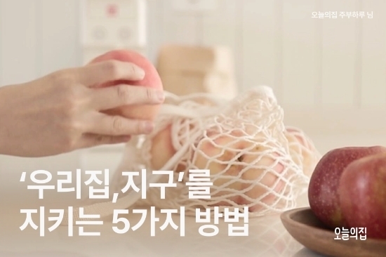 '우리집, 지구'를 지키는 5가지 방법. (사진=오늘의집 제공)