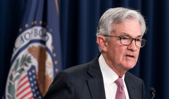 제롬 파월 연방준비제도(Fed·연준) 의장이 지난달 4일(현지시간) 연방공개시장위원회(FOMC) 종료 이후 기자회견을 하고 있다.(사진=뉴시스 제공)