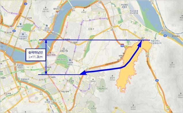 송파-하남 노선도(사진=국토부)