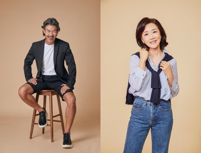 바노바기성형외과 시니어 모델. 황시훈(左), 초경화(右) (사진=UNY컴퍼니 제공)