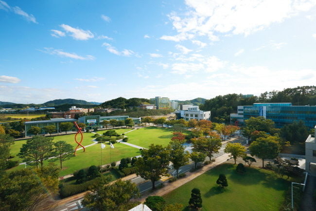 한국기술교육대학교 전경.