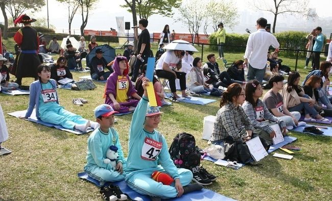 2019년 멍때리기 대회 모습. (사진=서울시)