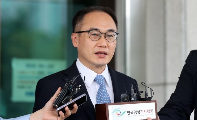  이원석 검찰총장 후보자가 지난 8월18일 오후 서울 서초구 대검찰청에서 입장을 발표하고 있다. 