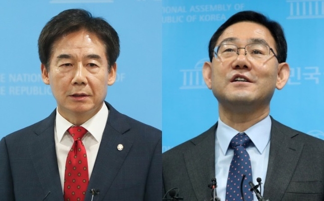 17일 국민의힘 원내대표 경선 구도가 5선 주호영 의원과 재선 이용호 의원의 2파전으로 확정됐다. (사진=뉴시스)