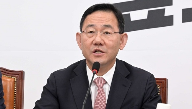 주호영 국민의힘 원내대표가 지난 27일 서울 여의도 국회에서 열린 비상대책위원회의에 참석해 발언을 하고 있다. (사진=뉴시스 제공)
