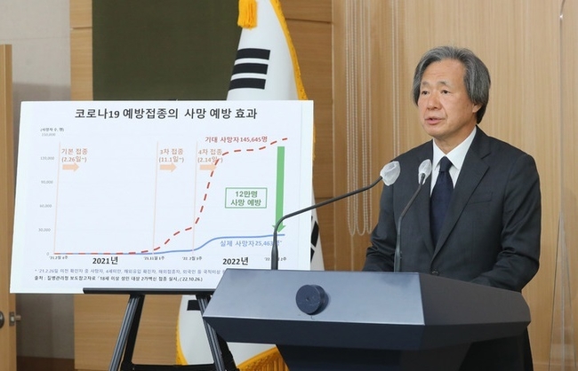 정기석 코로나19 특별대응단장이 31일 오전 서울 종로구 정부서울청사 별관 브리핑실에서 정례 브리핑을 하고 있다. (사진=뉴시스 제공)