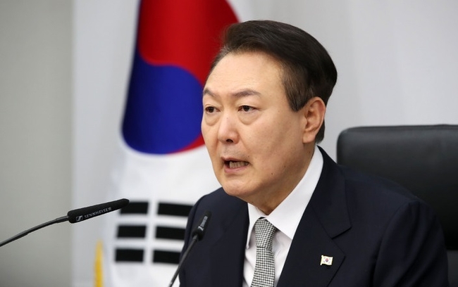 윤석열 대통령이 7일 서울 용산 대통령실 청사에서 열린 국가안전시스템 점검회의를 주재하고 있다. (사진=뉴시스 제공)