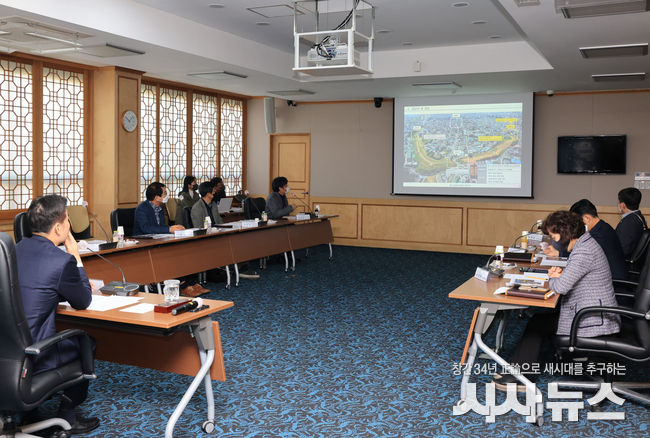 중구, 경상좌도 병영성 서문 복원 실시설계용역 중간보고회 개최