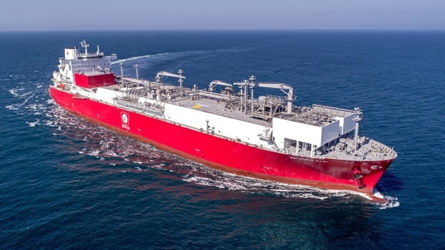 현대중공업이 건조해 2020년 인도한 17만 입방미터급 LNG FSRU. (사진=한국조선해양 제공)