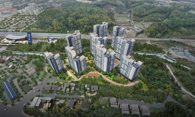 강원도 원주 무실동에 728세대 대단지 민간임대 아파트가 들어선다. (사진=더 포레 프레스티지 제공)