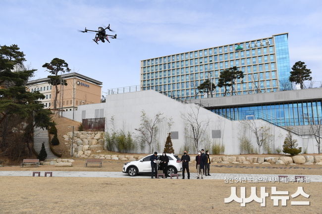 울주군, 환경방사선 공중탐사 전용드론 도입