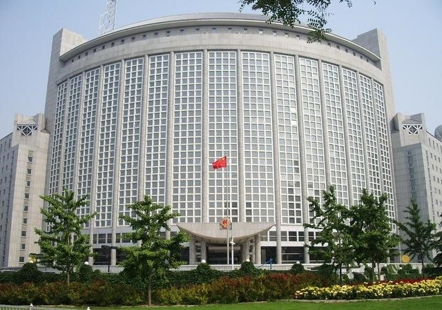 중국 베이징 외교부 건물.