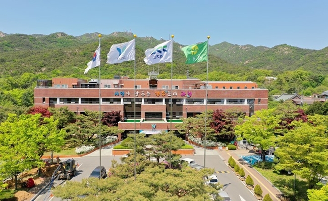 과천시청 전경