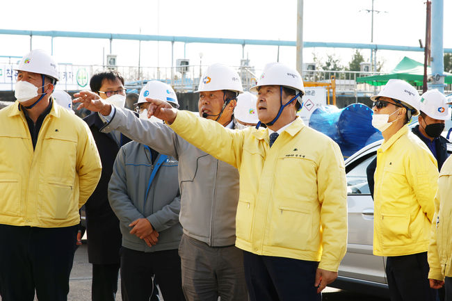 왕송 공공하수처리장 현장점검