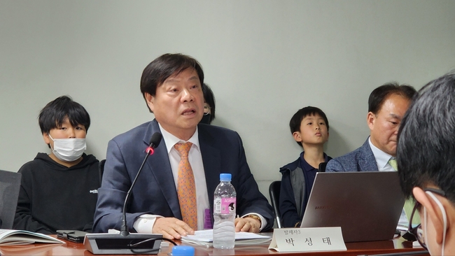 주제 발제하는 박성태 시사뉴스 대표(사진=시사뉴스)