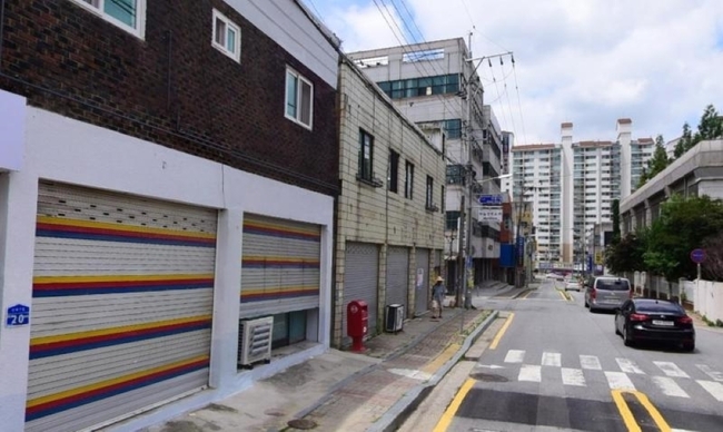 천안시 신부동 옛 법원 앞 일원 현재 모습. (사진=천안시 제공)
