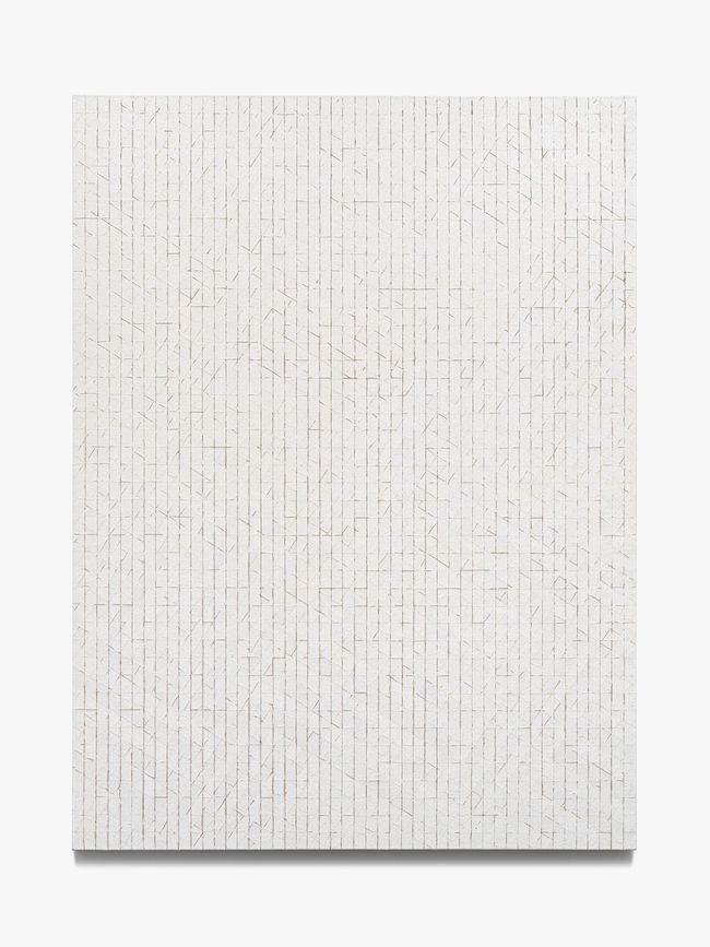 무제 2019-10-15, 2019, 캔버스에 아크릴릭, 카올린, 259 x 194 cm