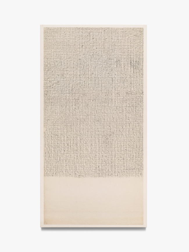 무제, 1974, 종이에 흑연, 프로타주, 186 x 94.5 cm