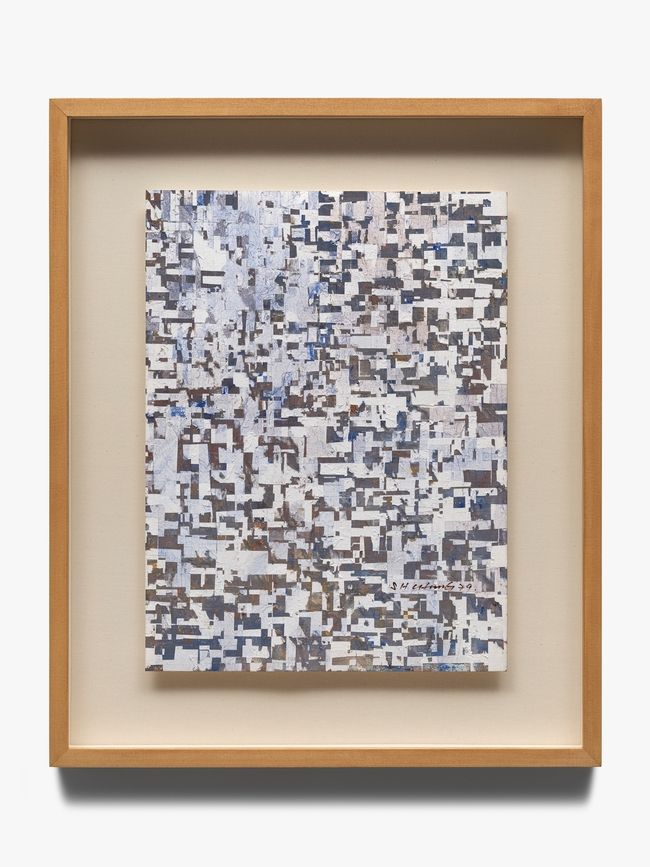 무제, 1979, 종이에 아크릴릭, 데콜라주, 39 x 30 cm