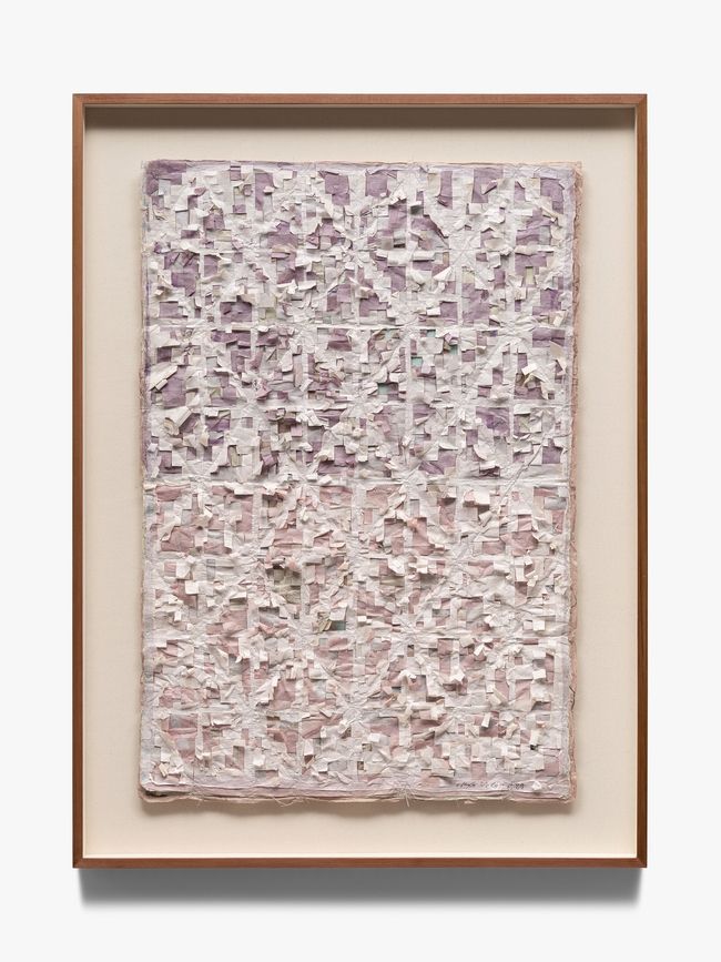 무제, 1987, 한지에 콜라주, 94 x 65 cm