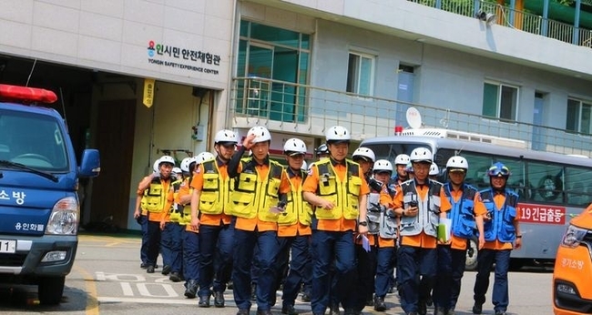 ‘긴급구조통제단 불시 가동 훈련’(사진=뉴시스 제공)