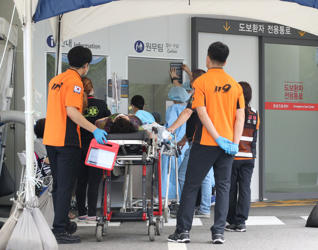 서울 서대문구 세브란스병원 응급실 앞