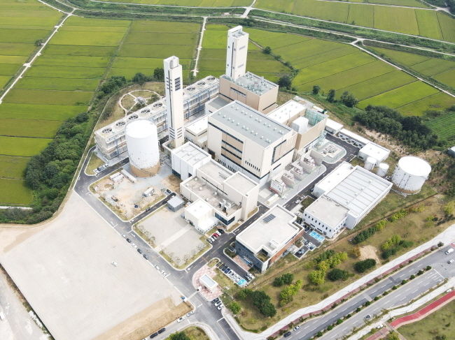 내포신도시 집단에너지시설 전경(사진=롯데건설 제공)