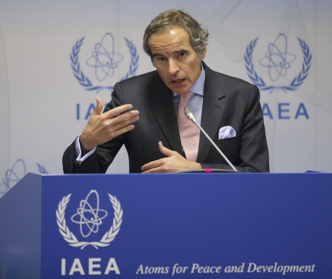 라파엘 그로시 국제원자력기구(IAEA) 사무총장. (AP/뉴시스)