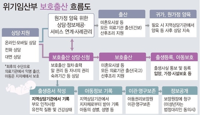 6일 오후 '위기 임신 및 보호출산 지원과 아동 보호에 관한 특별법' 제정안이 통과됐다. 보호출산제는 경제·사회·심리적 이유 등으로 아이를 키우기 어려운 상황에 놓인 임산부가 병원 밖에서 위험하게 아이를 출산하는 사태를 막고 익명으로 의료기관에서 출산할 수 있도록 하는 것이 골자다.(자료=보건복지부/사진=뉴시스 제공)