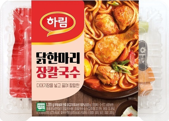  하림 밀키트 신제품 ‘닭한마리 장칼국수’. (하림 제공)