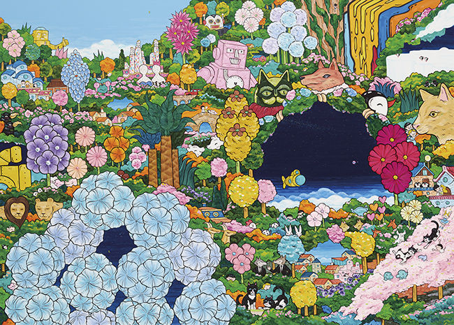 Welcome to Paradise(115), 117X80cm, Acrylic on canvas, 2022~2024